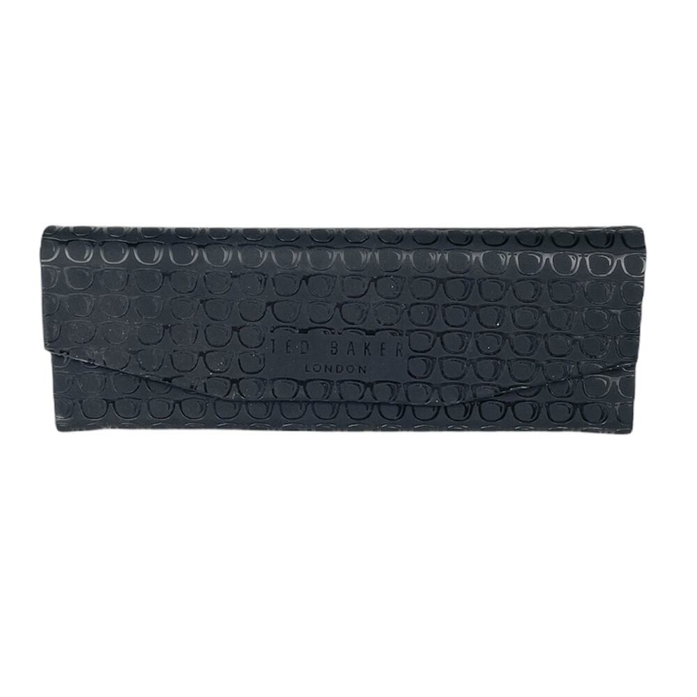 Ted Baker London Triangle Glasses Case and Cleaning Cloth Black